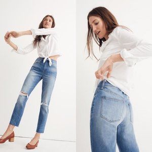 Madewell High-Rise Slim Boyjean